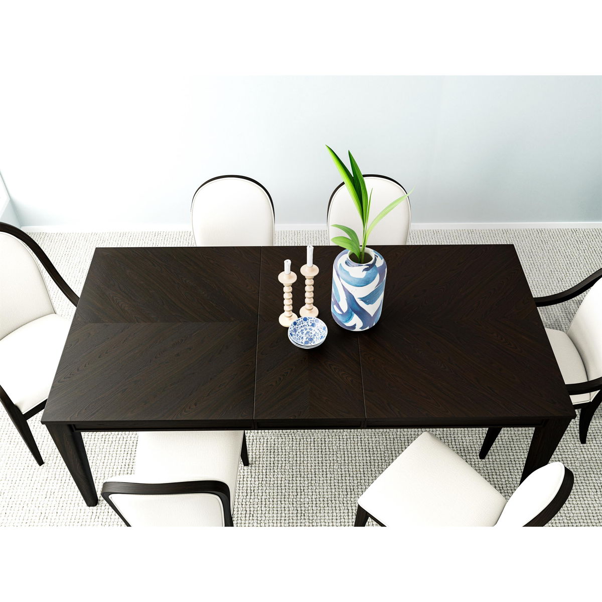 Lydia - Rectangular Dining Table - Dark Brown - Image 6