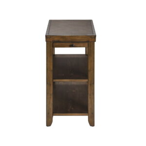Mitchell - Chair Side Table - Nutmeg