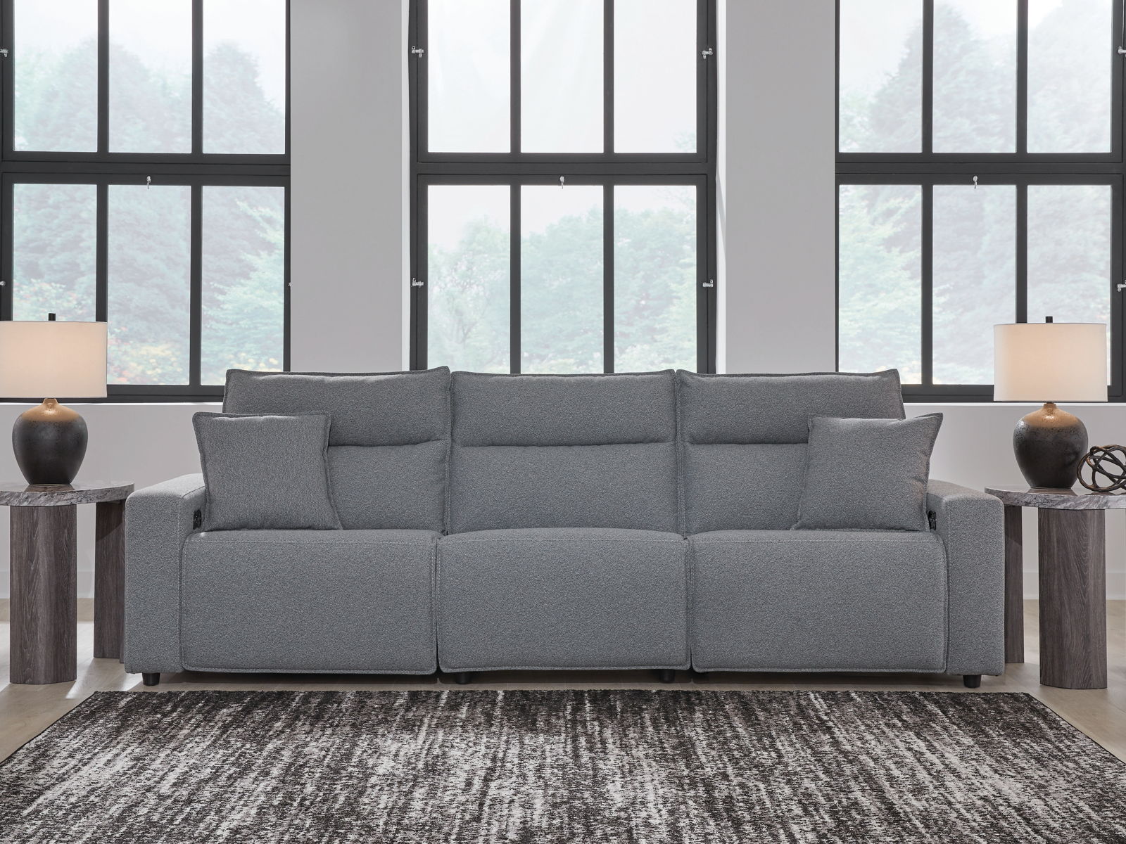 Modmax II - Reclining Sectional - Salt And Pepper - Image 22