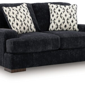 Whitmore Manor - Loveseat - Black Pearl