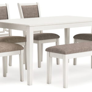 Erinberg - Dining Room Table Set (Set of 6) - Antique White