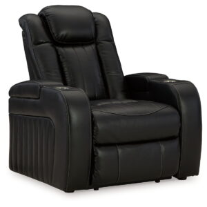 Caveman Den - Power Recliner/ Adj Headrest - Midnight