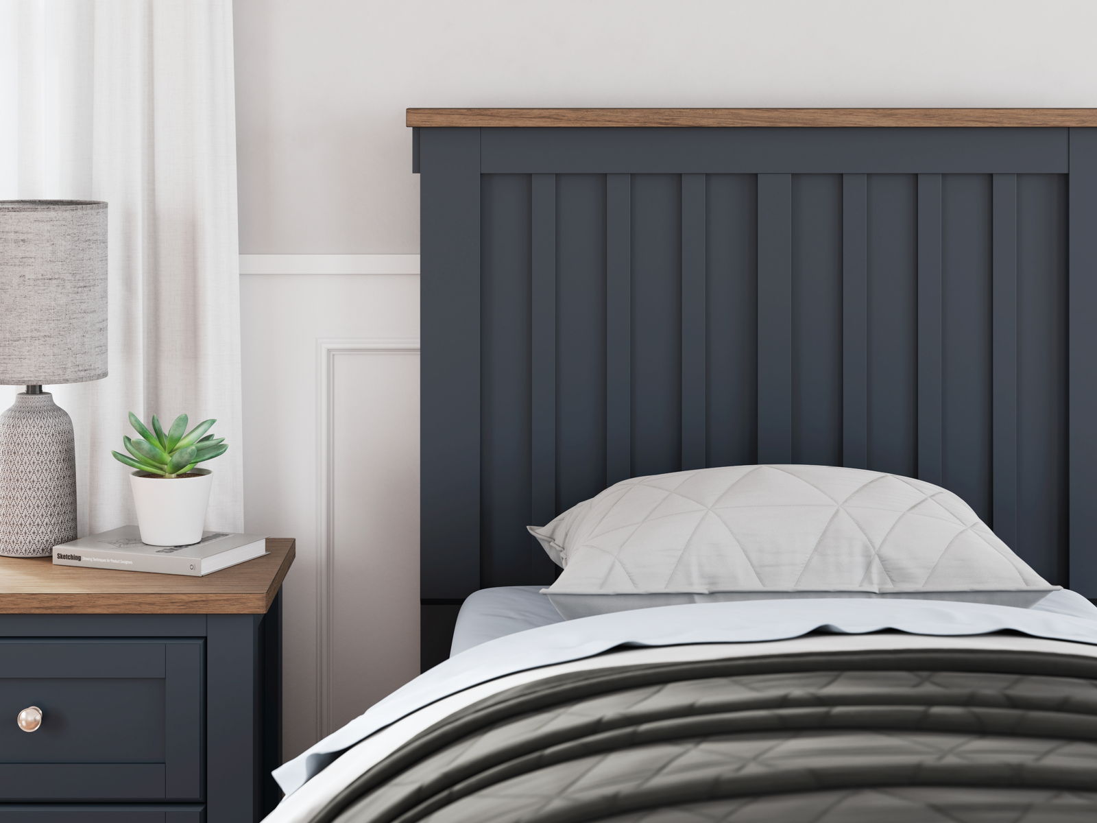 Landocken - Panel Bed - Image 9