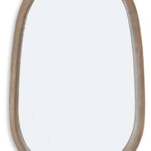 Aarilynn - Accent Mirror - Antique Brown