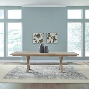 Brentwood - Double Pedestal Table - Sandstone