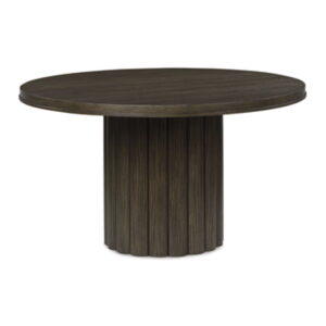 Radkin - Round Dining Room Table - Burnished Brown