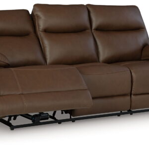 Vonryan - Power Reclining Sofa With Adj Headrest - Tobacco