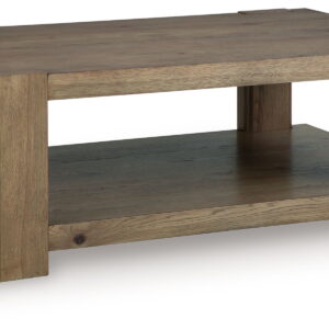 Flangren - Rectangular Cocktail Table - Light Brown