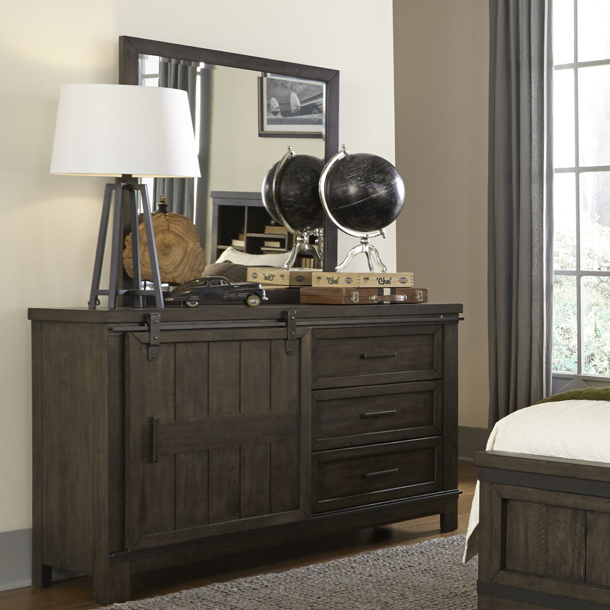 Thornwood Hills - Panel Bed, Dresser & Mirror - Image 88