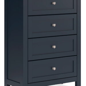 Landocken - Four Drawer Chest - Brown / Blue