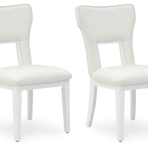 Chalanna - Dining Upholstered Side Chair (Set of 2) - White