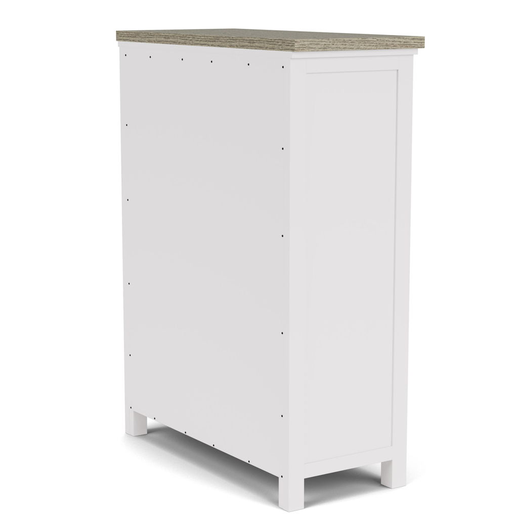 Cora - 5 Drawer Chest - White - Image 2