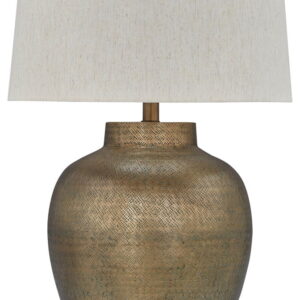 Madney - Metal Table Lamp - Antique Gold Finish