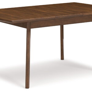 Lyncott - Rectangular Dining Room Butterfly Extension Table - Brown