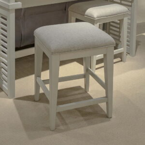 Berkley Square - Upholstered Console Stool (RTA) - Linen & Khaki