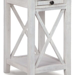 Adalane - Accent Table - White / Gray