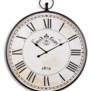 Augustina - Wall Clock - Antique Black