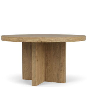 Davie - Round Dining Table - Brown