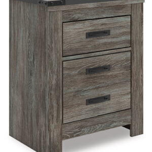 Frandern - Two Drawer Night Stand - Gray