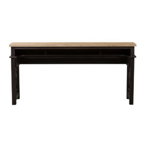 Heatherbrook - Console Bar Table - Charcoal & Ash