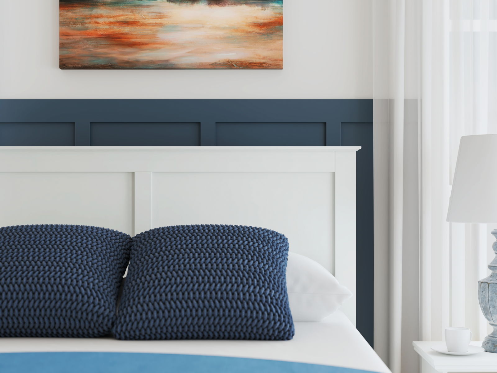 Bostwick Shoals - Panel Bed With Framed Footboard - Image 8