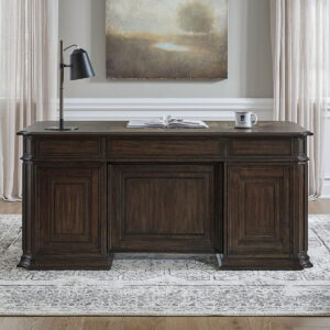 Provence Park - Jr Executive Desk - Chateau Brown