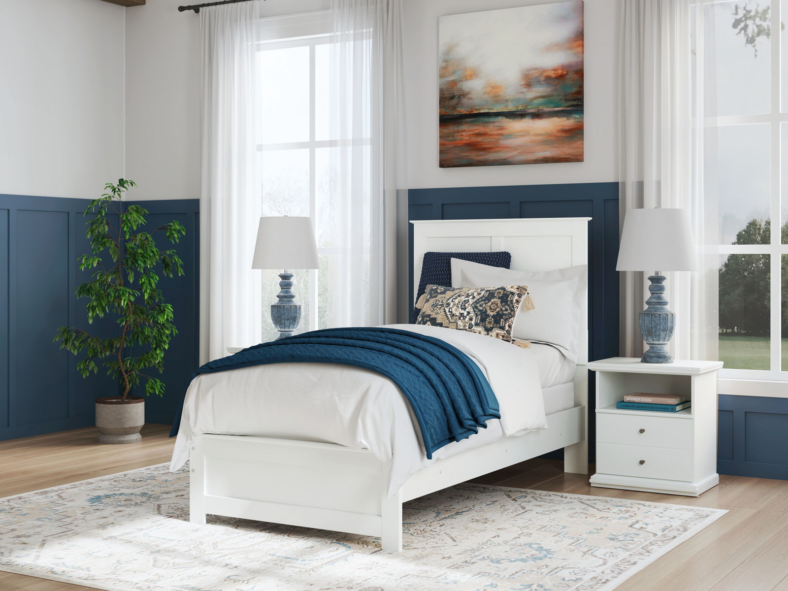 Bostwick Shoals - Panel Bed With Framed Footboard - Image 21