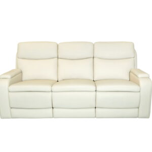 Gunner - Sofa Recliner With Power And Power Headrest - Almond