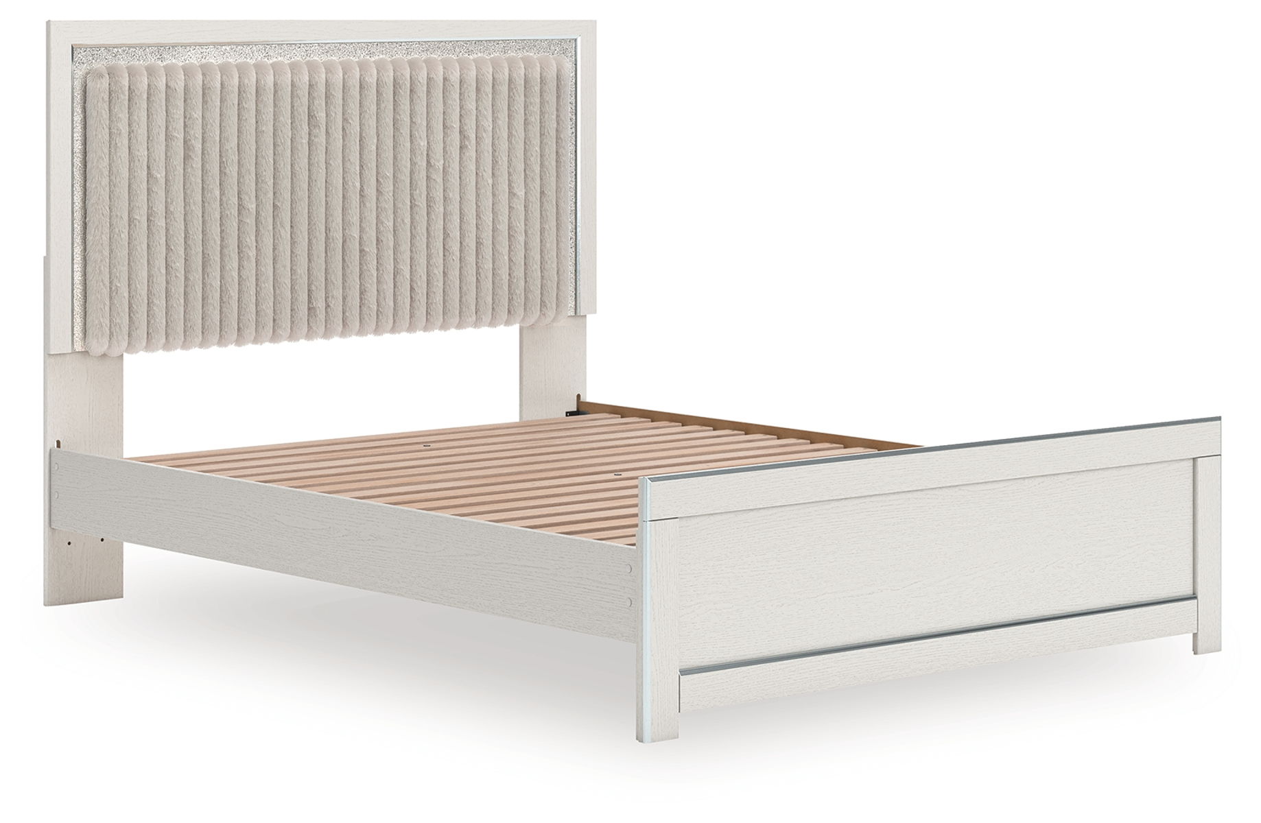 Zuraleus - Upholstered Panel Platform Bed With Roll Slats - Image 17