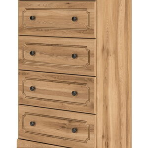 Aleaport - Five Drawer Chest - Warm Brown