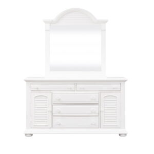 Summer House - Dresser & Mirror - White
