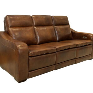 Grady - Sofa Recliner With Power And Power Headrest, Power Lumbar - Cocoa
