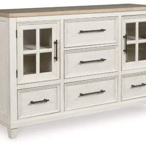 Shaybrock - Dresser - Antique White / Brown