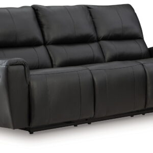 Glossmore - Reclining Sofa - Black