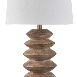 Jyllyard - Poly Table Lamp - Brown / Gold Finish