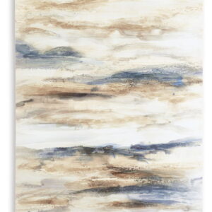 Joely - Wall Art - Blue / Tan