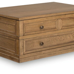 Sharlance - Lift Top Cocktail Table - Light Brown