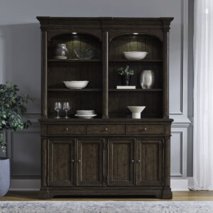 Arden Road - Hutch & Buffet - Satin Cherry