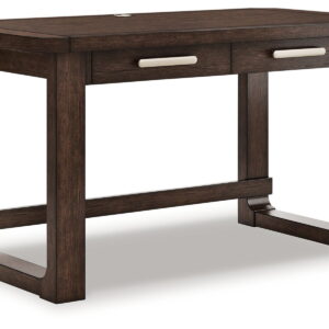 Breckington - Home Office Desk - Dark Brown