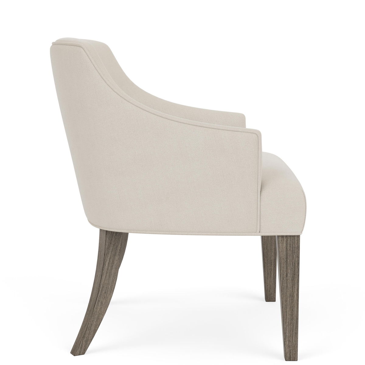 Sariel - Upholstered Host Chair (Set of 2) - Gray - Image 2