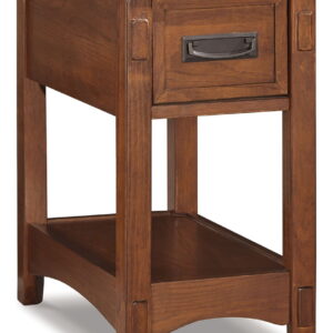 Breegin - Chair Side End Table - 1 Drawer - Brown