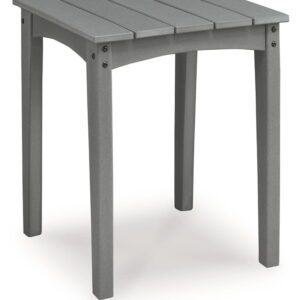 Cove Beach - Square End Table - Gray