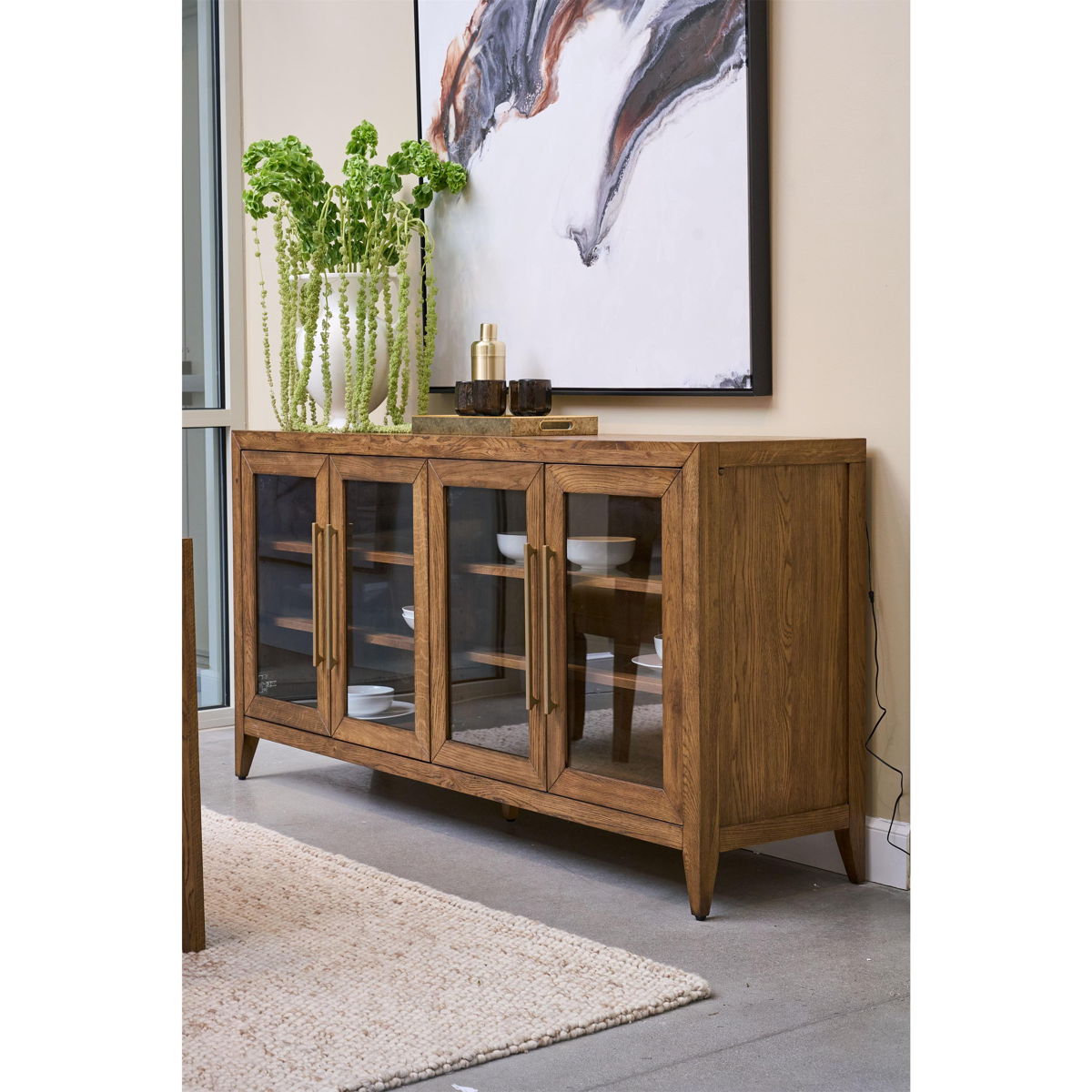 Halbrooke - Server - Light Brown - Image 6