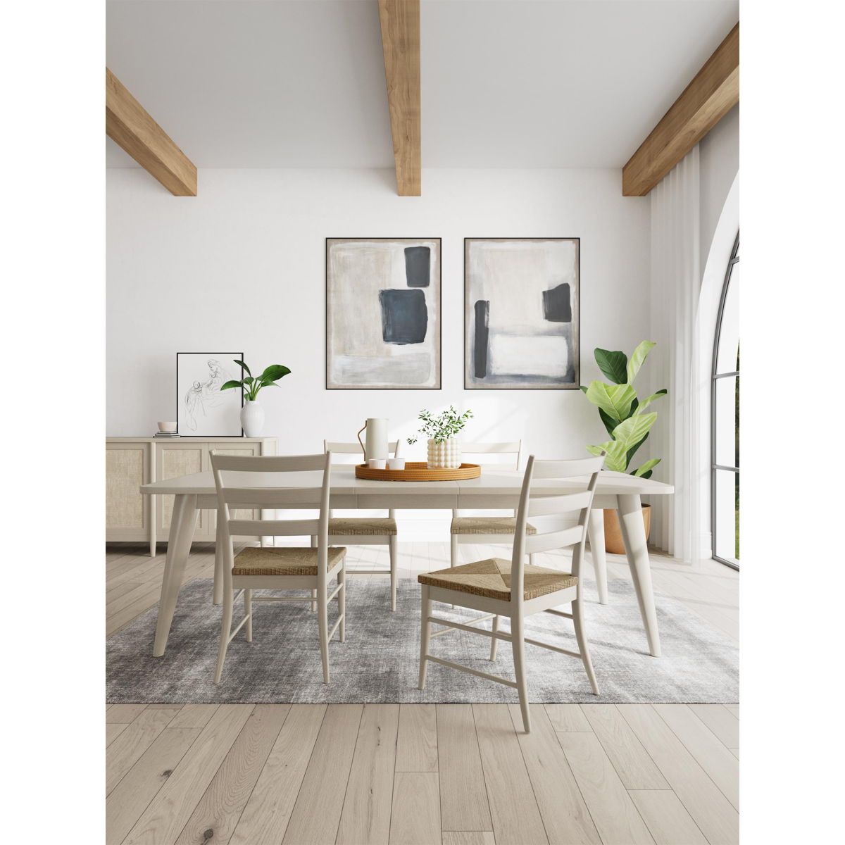 Laguna - Rectangular Dining Table - Beige - Image 3