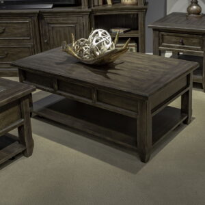 Paradise Valley - Lift Top Cocktail Table - Saddle Brown