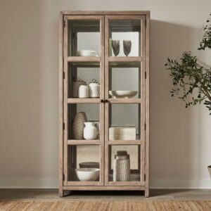 Proximity Place - Bunching Display Cabinet - Barley Buff