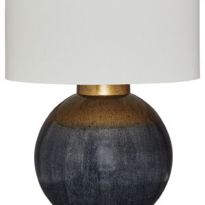 Adara - Metal Table Lamp - Blue / Gold Finish