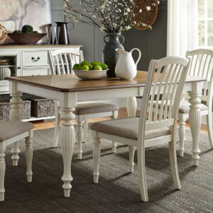 Cumberland Creek - Rectangular Leg Table - White