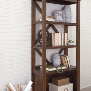 Baldridge - Large Bookcase - Rustic Brown