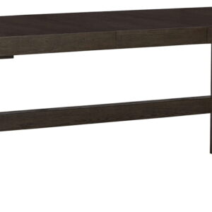 Burkhaus - Rectangular Dining Room Extension Table - Dark Brown